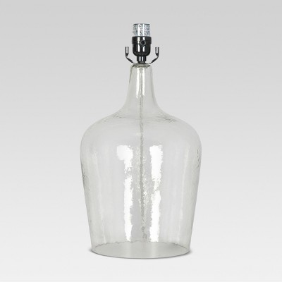 Glass jar deals lamp base