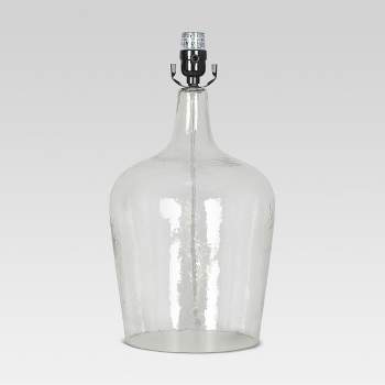 Artisan Glass Jug Large Lamp Base Clear - Threshold™