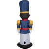 Gemmy Christmas Airblown Inflatable Toy Soldier , 4 ft Tall, Multi - 4 of 4
