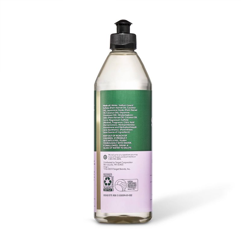 Lavender &#38; Bergamot Liquid Dish Soap - 18 fl oz - Everspring&#8482;, 3 of 8