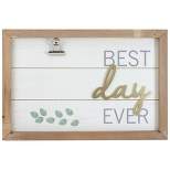 Northlight Framed "Best Day Ever" with Photo Clip Wall Art 11.75"