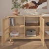Plank+Beam Mid Century Modern Solid Wood Sideboard with 3 Doors, 59" TV Stand for Living Room - 4 of 4