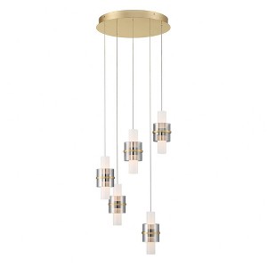 Eurofase Lighting Rola 10 - Light Pendant in  Brushed Gold - 1 of 3