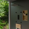 ALFI Black Matte 2 Inches Square Adjustable Shower Body Spray - 2 of 4