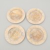 13"Handcrafted Wood White Charger Plate| Wooden Dinning Placemat|Artisan Wood Tableware - 4 of 4
