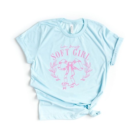 Simply Sage Market Women's Coquette Soft Girl Era Short Sleeve Graphic Tee  : Target