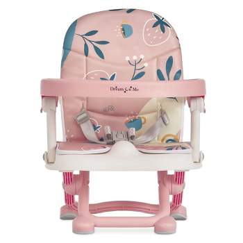 Dream On Me Munch N Go Booster Seat, Lightweight Compact Fold Travel Booster Seat, 3-in-1 Convertible, Three Level Height and Tray Adjustment
