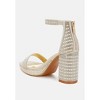 Mejuri Rhinestones And Pearl Embellished Sandals Women - 3 of 4
