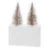 Transpac Wood 6.69 in. Off-White Christmas Glitz Countdown Set of 3 - 3 of 4