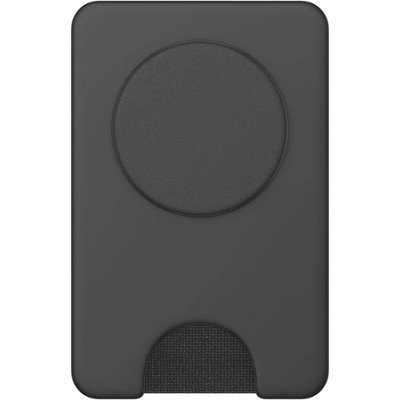 PopSockets&#160;PopWallet with PopGrip Cell Phone Grip &#38; Stand with MagSafe - Black