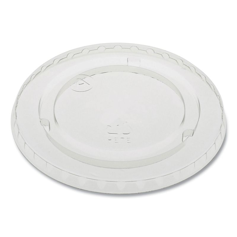 Pactiv EarthChoice Cold Cup Lids with No Straw Hole YLP20CNH, 1 of 2