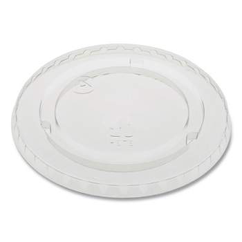 Pactiv EarthChoice Cold Cup Lids with No Straw Hole YLP20CNH