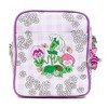 Disney Vegan Leather Cross Body Backpack with Adjustable Strap, Alice in Wonderland Tea Party and Garden Flowers Poses Gingham Lavender - 3 of 4