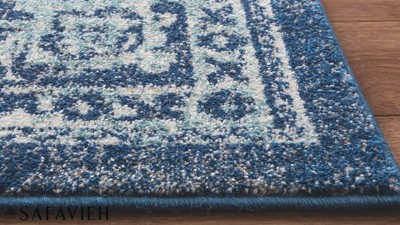 Reversible Black and Grey Easy-Care Synthetic Runner Rug - 2'2" x 11'