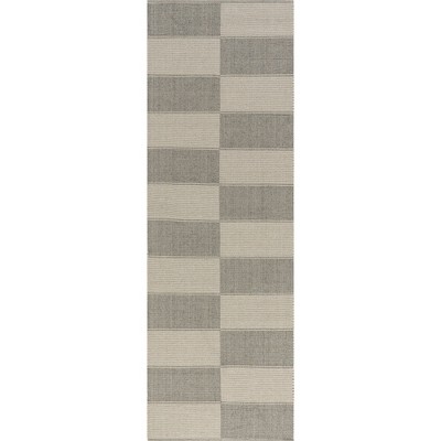 Nuloom Boxelder Checked Cotton Area Rug