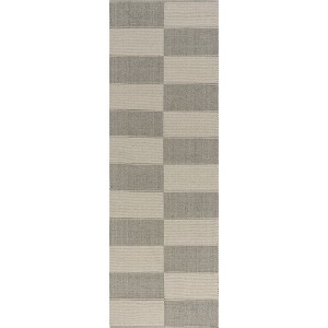 Nuloom Boxelder Checked Cotton Area Rug - 1 of 4