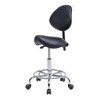 Ridstar Rotatable Hydraulic Ergonomic Tilting Chair with Backrest & Footrest for Medical Hospital Clinic Dental-Black - 4 of 4