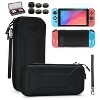 DOMETOUR Switch Case for Switch 2017, Portable 14-in-1 Kit: Carrying Case, Cover, Screen Protector, Thumb Grips, Game Card Case & Strap included. - 2 of 4