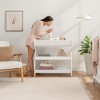 Comfy Cubs Baby Changing Table - Sturdy Wood Construction with Two Open Shelves - 3 of 4