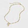 14K Gold Dipped Pearl Charm on Chain Initial Necklace - A New Day Gold - 3 of 4