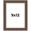 PosterPalooza | Photo Size Elegant Brown Picture Frame - UV Acrylic, Foam Board Backing, Hanging Hardware - 2 of 4