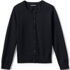 Lands' End School Uniform Kids Cotton Modal Cardigan Sweater - 2 of 3