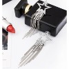 Women’s Tassel Earrings Star Ear Stud Pave Crystal Dangle Earrings Boho Waterfall Beaded Fringe Drop Earring - 3 of 4