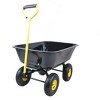 Vynxaria Folding Garden Dump Truck - Durable Steel Frame with Pneumatic Tires for Easy Transport - 2 of 4