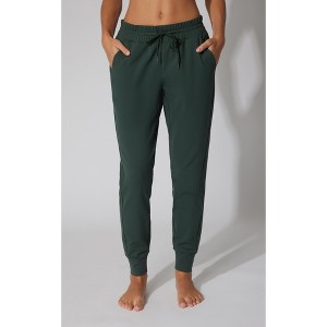Yogalicious - Women's Polarlux Fleece Inside High Waist Jogger with Side Pockets and Drawstring - 1 of 3