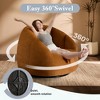 Gericco 47" Giant Bean Bag Chair for Adults - Comfy Plush Shell Soft Accent Chair, Oversized Cozy Lounge Floor Sofa Reading Chair - 3 of 4
