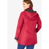 Woman Within Women's Plus Size Dot Trim Raincoat - image 3 of 4