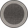 Hauteloom Coonamble Bordered Antrasit Rug - 4 of 4