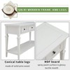 Sapphtopaz Classic Retro Console Table with 3 Top Drawers & Open Style Bottom Shelf, 50" Entryway Sofa Table, Solid Pine Entryway Table - 4 of 4