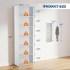 Industrial 6 Tier Bookcase, Tall Storage Shelf for Home Office, 71 Inch Modern Bookshelf for Living Room, Bedroom, Easy Assembly - 3 of 4