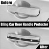 Unique Bargains Universal Self-Adhesive Bling Faux Crystal Car Door Handle Protector 6 Pcs - 3 of 4
