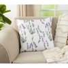 Saro Lifestyle Lavender  Decorative Pillow Cover, Lavender, 18" - 3 of 3