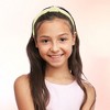 Unique Bargains Girl's Wide Knotted Headband 1.18" Yellow Green 6 Pcs - 2 of 4