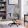 Yaheetech High Back Mesh Office Desk Chair with Multi-adjustable Headrest - 2 of 4