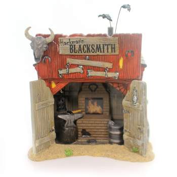Department 56 House Hackmanns Blacksmith Shop  -  Decorative Figurines