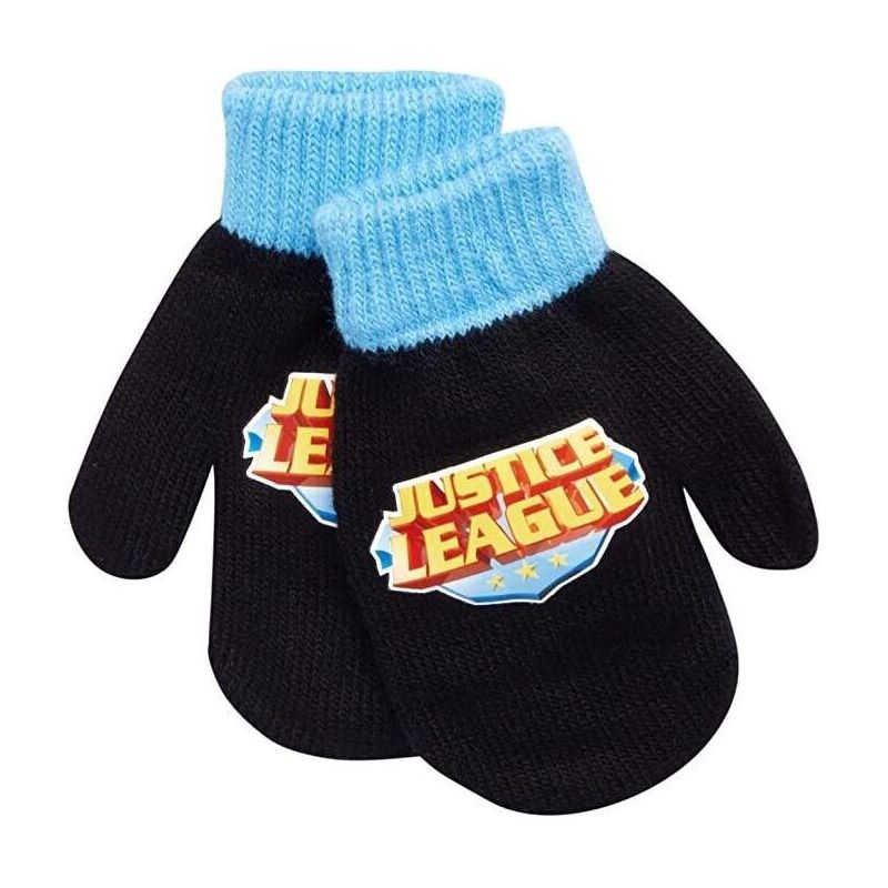 Justice League Boys 4 Pack Winter Mittens Set for  Toddler Ages 2-4, 2 of 6
