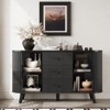 Buenhomino 47" Modern Sideboard, Buffet Cabinet With Drawers and Adjustable Shelves - 4 of 4
