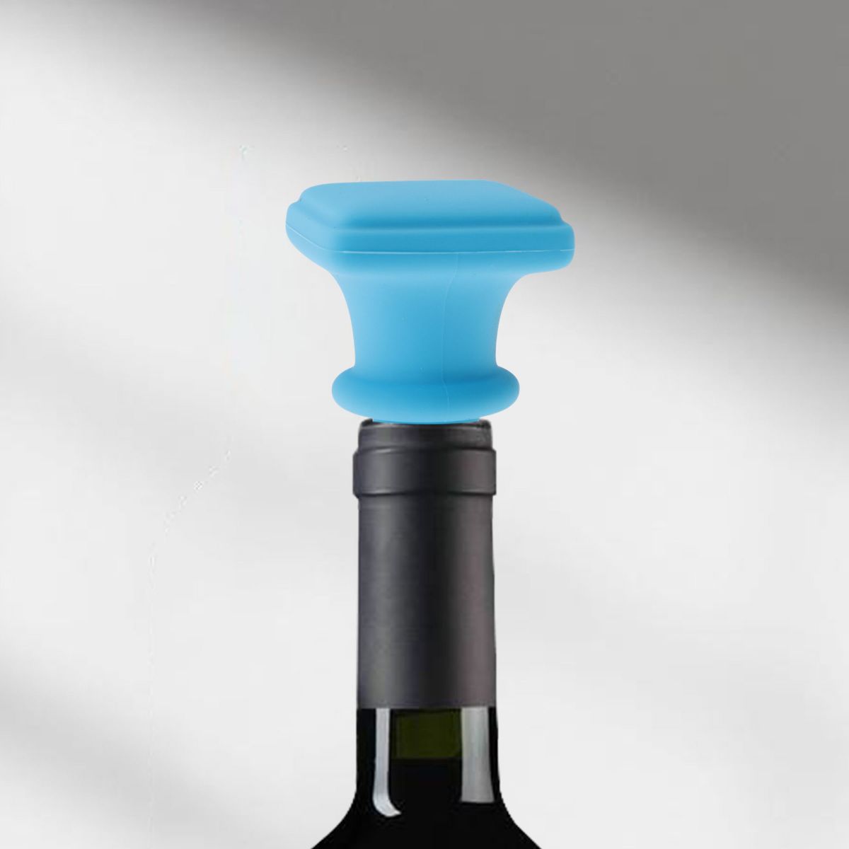 Unique Bargains Bottle Stoppers Square Flat Hand Wash Silicone 1.77"x1.38"x1.38" 1 Pc - thumbnail 5