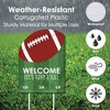 Big Dot of Happiness End Zone - Football - Party Decorations - Birthday Party or Baby Shower Welcome Yard Sign - 3 of 4