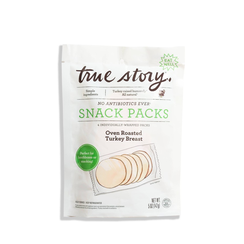 True Story Oven Roasted Turkey Snack Pack - 5oz