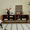 LOVSON 70.8'' Mid-Century TV Stand,with 4 Drawer Media Console, Wooden Entertainment Center for 55+ Inch TVs, for Living Room, Bedroom, Walnut - 2 of 4