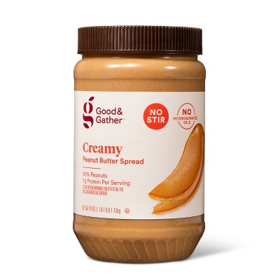 Natural No Stir Creamy Peanut Butter Spread 40oz - Good & Gather™