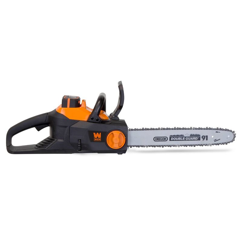 WEN 40417 40V Max Lithium Ion 16&#34; Brushless Chainsaw with 4Ah Battery and Charger, 2 of 7