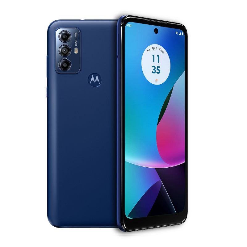 AT&#38;T Prepaid Motorola Moto G Play 2023 (32GB) - Blue, 1 of 11