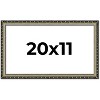 PosterPalooza | 20x11 Wood Antique Frame with UV Acrylic, 4 Finishes: Bronze, Gold, Silver, and Black - 2 of 4