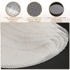 Unique Bargains Silicone Non-Stick Steaming Baking Mats White 5 Pcs - 3 of 4